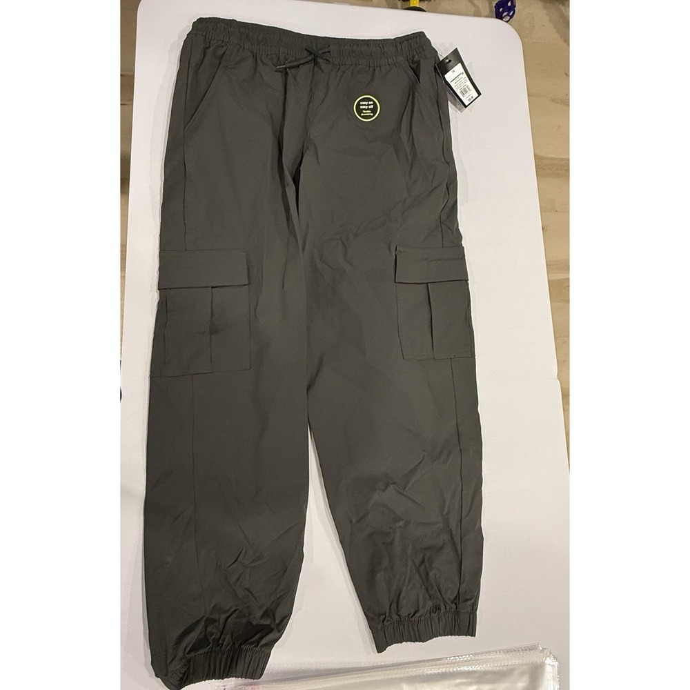 Boys Art Class Nylon Dark Grey Cargo Pants Size 14